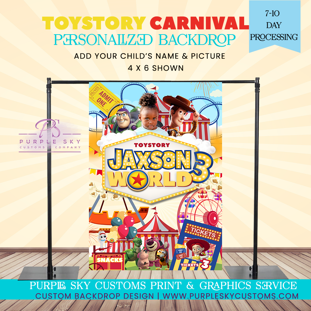 Story Carnival Backdrop - Design and Print